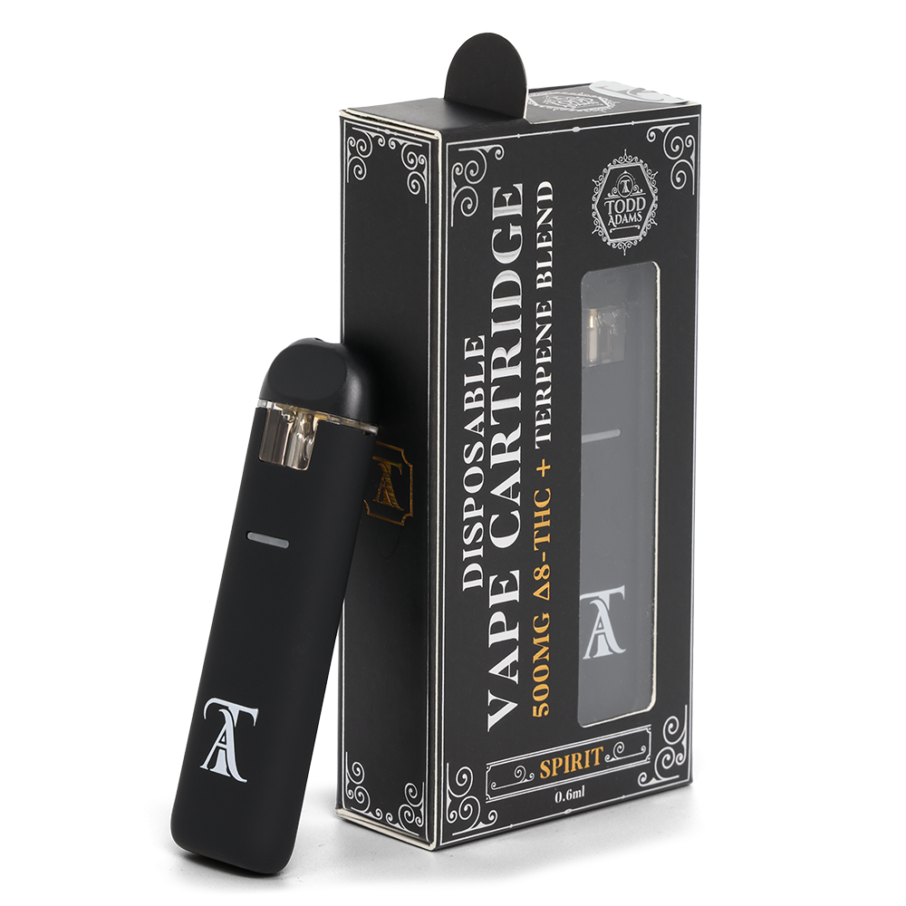 Delta-8 THC Disposable Vape Cartridge, 500mg, Spirit