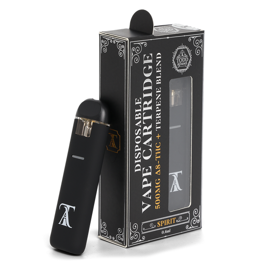 Delta-8 THC Disposable Vape Cartridge, 500mg, Spirit