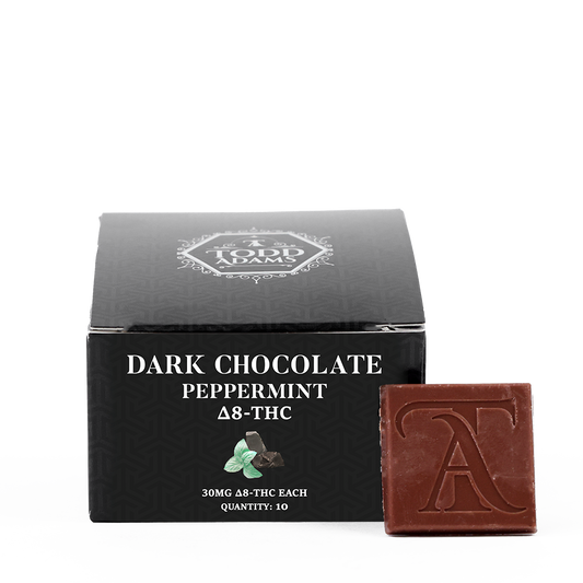 Delta 8 THC Chocolate Peppermint Bites, 30mg | Shop Todd Adams